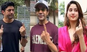 मुंबई में फिल्मी सितारों ने डाले वोट,लोगों से भी की अपील