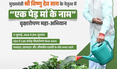 वृक्षारोपण अभियान शुरू ‘‘एक पेड़ मां के नाम‘‘...