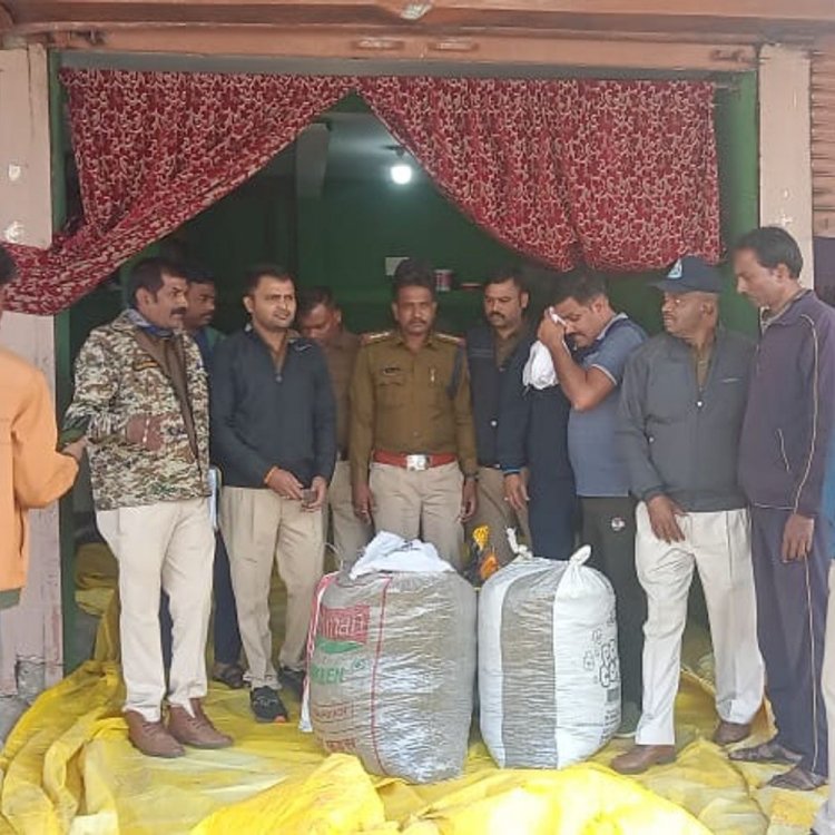 सिवनी में कार से 80 किलो गांजा बरामद:डूंडा सिवनी और धनोरा पुलिस की कार्रवाई, आरोपी घटनास्थल से फरार, मामला दर्ज