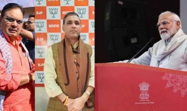 प्रधानमंत्री नरेंद्र मोदी पहुंचे जयपुर, राजस्थान की मरुधरा को देंगे 46, 300 करोड़ रुपये की सौगात