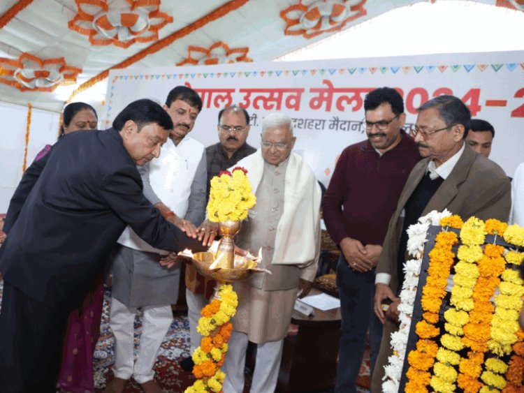 भोपाल उत्सव मेले का समापन:राज्यपाल मंगु भाई पटेल ने उड़ाए बैलून, सामाजिक कार्यों की सराहना