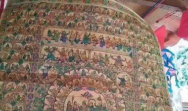 सूरजकुंड मेला 2025: पत्तों पर उकेरी गई उड़ीसा की पट चित्रकला सभी दर्शकों को आकर्षित कर रही