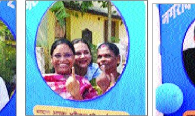 पूर्व मंत्री मरकाम, विधायक लता उसेंडी और कलेक्टर ने किया मतदान