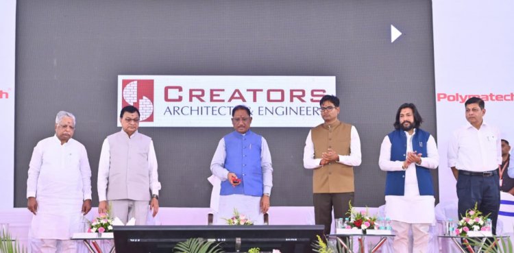 मुख्यमंत्री  विष्णुदेव साय ने प्रदेश के पहले सेमीकंडक्टर यूनिट का किया भूमिपूजन, छत्तीसगढ़ के लिए गर्व का क्षण