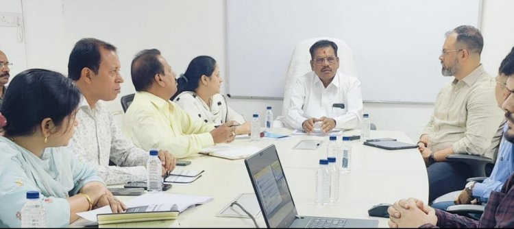 *आरडीए अध्यक्ष नंदकुमार साहू की पहली समीक्षा बैठक*
