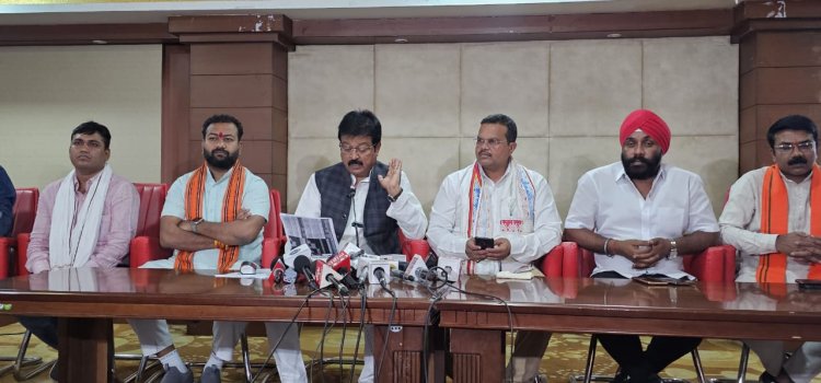 कांग्रेस का प्रदर्शन यह अपराधों के खिलाफ अपराधियों के संगठित गिरोह का आंदोलन था : श्रीवास्तव