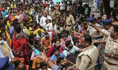 लैराई देवी मंदिर में मची भगदड़, 7 लोगों की मौत, 50 से ज्यादा लोग घायल