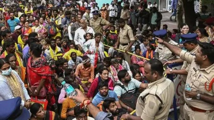 लैराई देवी मंदिर में मची भगदड़, 7 लोगों की मौत, 50 से ज्यादा लोग घायल