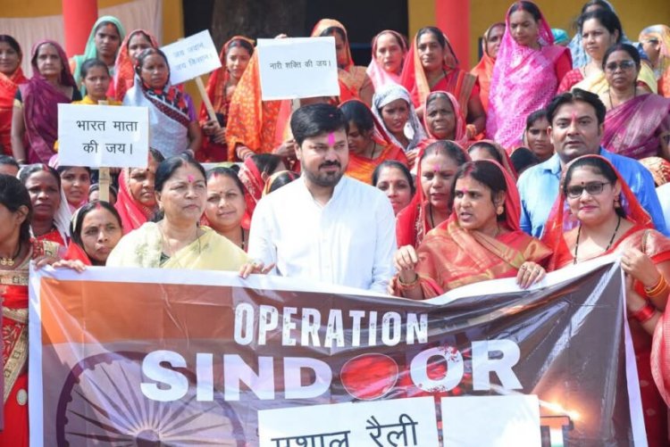 ”सिंदूर यात्रा” केवल एक यात्रा नहीं, एक संदेश है कि, देश का हर एक नागरिक,देश की सेना के साथ है- अनुज