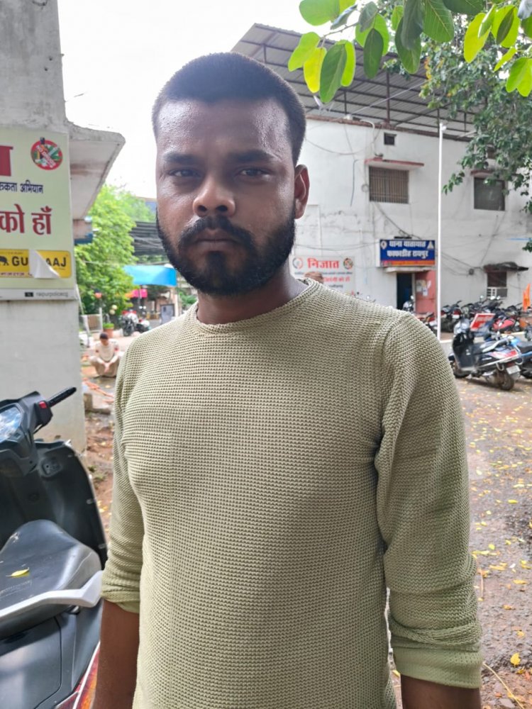 चाकू से वार कर लूट सहित मारपीट की घटना को अंजाम देने वाला हिस्ट्रीशीटर मोह. शेख हुसैन गिरफ्तार