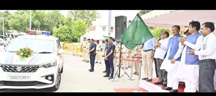सड़क परिवहन और यातायात को सुरक्षित और सुगम बनाना हमारी सर्वाेच्च प्राथमिकता : मुख्यमंत्री श्री साय