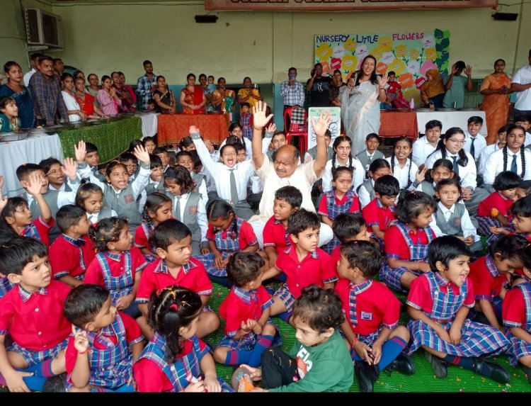 श्री बालाजी विद्या मंदिर में शाला प्रवेश उत्सव का भव्य आयोजन