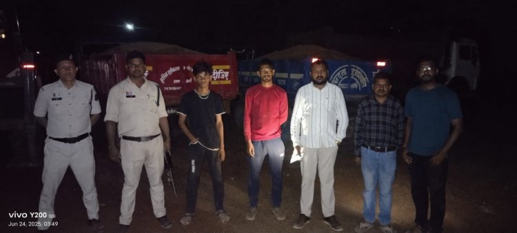 अवैध मुरूम खननकर्ताओं पर राजस्व और पुलिस विभाग की ताबड़तोड़ कार्रवाई