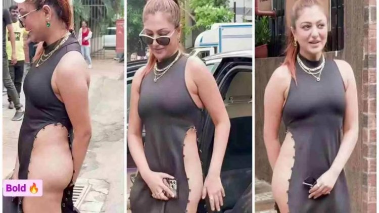 बोल्ड ब्लैक ड्रेस पहनकर निकली Khushi Mukherjee, सोशल मीडिया पर मचा बवाल!
