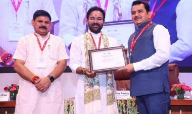 छत्तीसगढ़ राज्य को डीएमएफ संबंधी उत्कृष्ट कार्यों के लिए भारत सरकार के खान मंत्रालय द्वारा किया गया सम्मानित