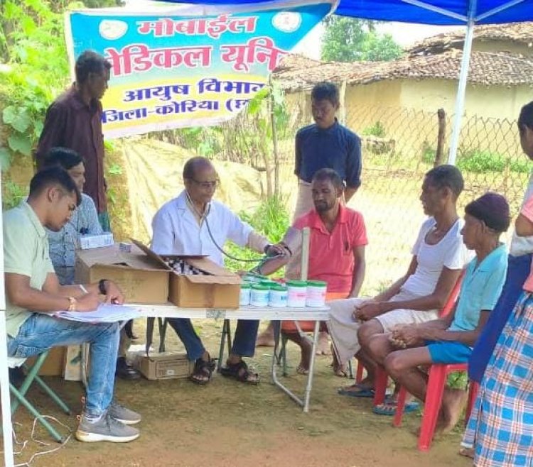 आयुष मोबाइल मेडिकल यूनिट से अब तक 1382 लाभान्वित