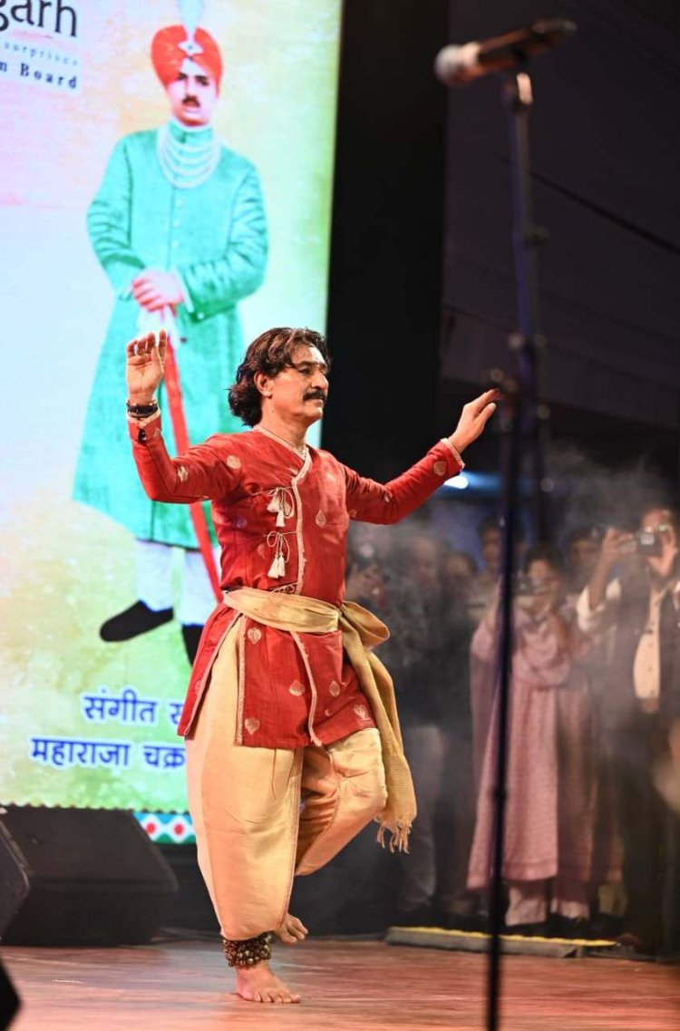 पंडित राजेंद्र गंगानी की कथक प्रस्तुति ने दर्शकों को किया मंत्रमुग्ध