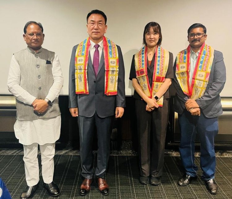 मुख्यमंत्री विष्णुदेव साय ने दक्षिण कोरिया प्रवास में ModernTech Corp. और UNECORAIL को छत्तीसगढ़ में निवेश व सहयोग के लिए किया आमंत्रित….