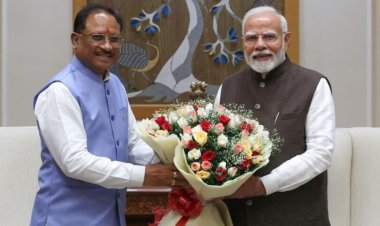 प्रधानमंत्री  नरेन्द्र मोदी के नेतृत्व के 12 वर्ष पूर्ण होने पर मुख्यमंत्री  विष्णु देव साय ने दी बधाई और शुभकामनाएं