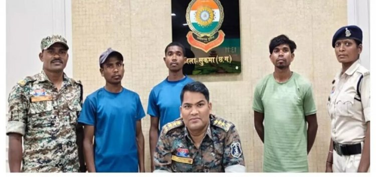 छत्तीसगढ़ के सुकमा में बड़ी नक्सल साजिश नाकाम, 3 नक्सली गिरफ्तार, आईईडी प्लांट करने की कर रहे थे तैयारी
