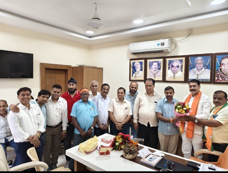 कोरबा जिला भाजपा अध्यक्ष व कार्यकारिणी का भव्य स्वागत