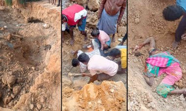 बड़ा हादसा : छुहीमिट्टी खदान धसने से एक महिला की मौत, एक की हालत गंभीर, पुताई के लिए मिट्टी लेने गयी थी महिलाएं