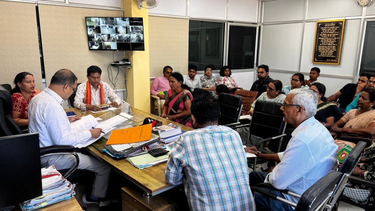 जोन 7 अध्यक्ष की पार्षदो, अधिकारियों, खेल संगठनो, स्कूल प्राचार्यों की बैठक लेकर 15 से 19 नवंबर 2025 तक रायपुर में आयोजित