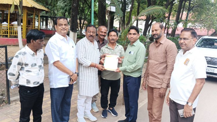 छत्तीसगढ़ महतारी की मूर्ति तोड़े जाने की निंदनीय घटना पर कांग्रेस का आक्रोश —