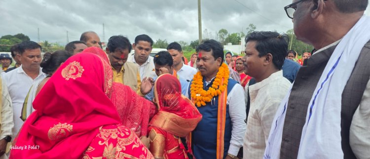 भानपुरी में कलार समाज द्वारा जय सहस्त्रबाहु अर्जुन जयंती समारोह में शामिल हुए बस्तर सांसद महेश कश्यप
