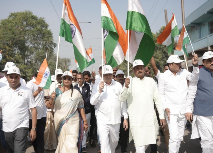 देश की एकता के प्रतीक लौह पुरुष सरदार वल्लभभाई पटेल की 150वीं जयंती पर कोरबा में 'यूनिटी मार्च' का भव्य आयोजन