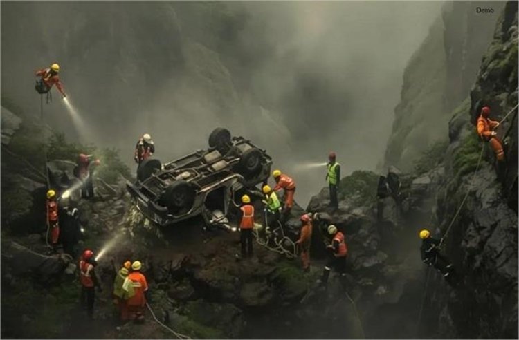 बड़ा सड़क हादसाः 400 फीट गहरी खाई में गिरी कार, 6 की दर्दनाक मौत...पिकनिक मनाने निकले थे सभी