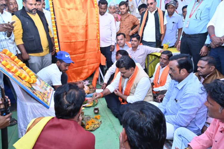 मुख्यमंत्री  विष्णुदेव साय के नेतृत्व में ग्रामीण बुनियादी ढांचे को मिल रही मजबूती– उपमुख्यमंत्री  विजय शर्मा