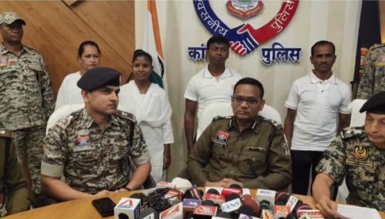 Breaking : 4 खूंखार नक्सलियों ने किया सरेंडर, मदनवाड़ा घटना में थे शामिल