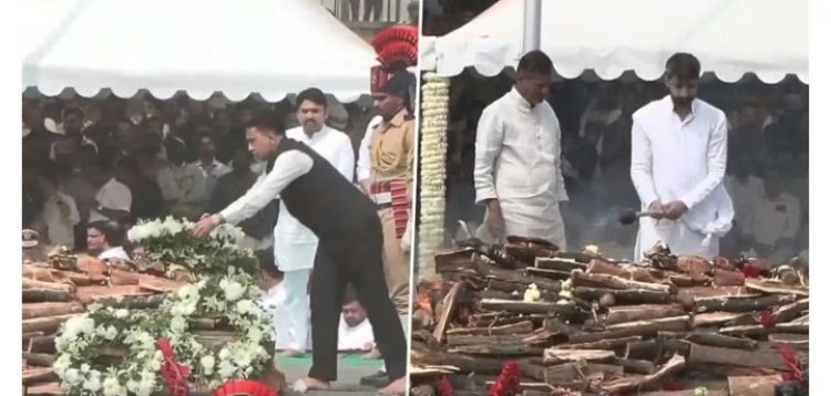 'अजित दादा' पंचतत्व में विलीन: राजकीय सम्मान के साथ बारामती में हुआ अंतिम संस्कार, दोनों बेटों ने दी मुखाग्नि