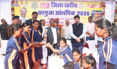 खेल प्रतिभाओं को निखारने का सशक्त माध्यम बनी सरगुजा ओलंपिक: मंत्री  रामविचार नेताम