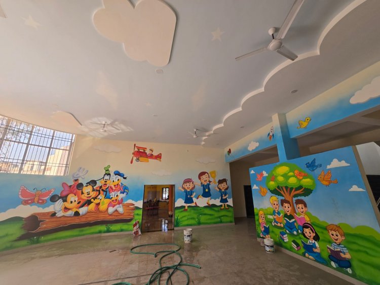 ​बच्चों के लिए 'लर्निंग विद फन': बास्केटबॉल, स्विंग और शतरंज जैसे खेलों से लैस होगा बचपन।