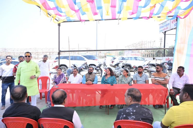 10 नए हाईमास्ट की रौशनी से  जगमग होगा रावणभाठा का ऐतिहासिक दशहरा मैदान