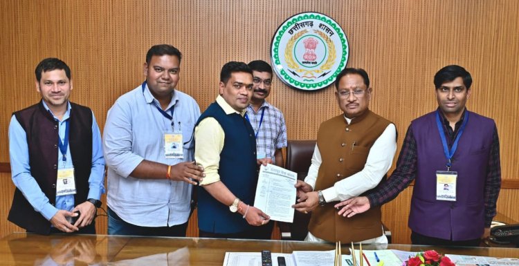 मुख्यमंत्री  विष्णुदेव साय से प्रेस क्लब प्रतिनिधिमंडल ने की सौजन्य मुलाकात रंगोत्सव कार्यक्रम में मुख्य अतिथि के रूप में किया आमंत्रित