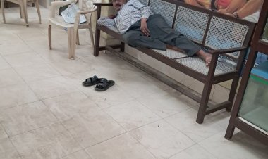 बिलासपुर मत्स्य विभाग कार्यालय में चपरासी नशे की हालत में सोते मिला