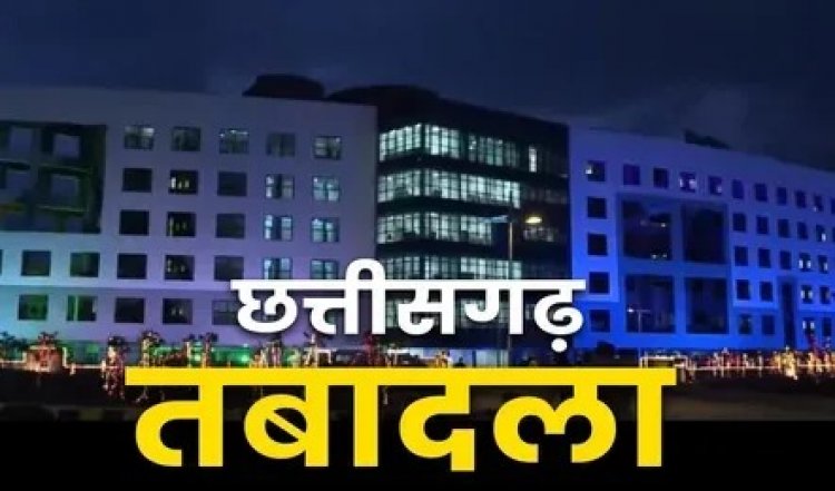 CG : जल विभाग में कुर्सियों का बदलाव, शंकर ठाकुर को अहम जिम्मेदारी, कई मुख्य अभियंता इधर-उधर, देखें लिस्ट…!!