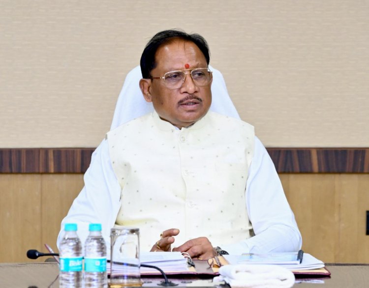 मुख्यमंत्री  विष्णुदेव साय की अध्यक्षता में मंत्रालय महानदी भवन में केबिनेट बैठक प्रारंभ