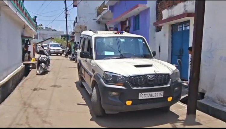 देसी बम बनाने का सामान मिलने से हड़कंप : रायपुर पुलिस और बम स्क्वॉड की टीम पहुंची मौके पर