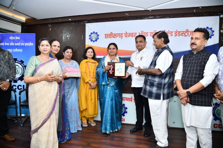लोकसभा  सांसद श्रीमती रूपकुमारी चौधरी के मुख्य आतिथ्य में महिला चेम्बर ने 'उदया' कार्यक्रम में नारी शक्ति का किया सम्मान; डिजिटल युग में व्यापार की उड़ान पर हुई विशेष चर्चा