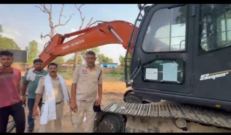 केवई नदी में अवैध रेत खनन पर प्रशासन की बड़ी कार्रवाई