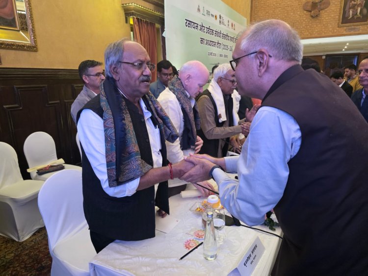 श्रीनगर में सांसद बृजमोहन अग्रवाल ने उठाई किसानों की आवाज, उर्वरक वितरण व्यवस्था को मजबूत करने पर जोर
