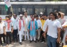 कांग्रेस नेता त्रिलोक श्रीवास के नेतृत्व में सैकड़ो कांग्रेस जन कलेक्टोरेंट घेराव में शामिल,,