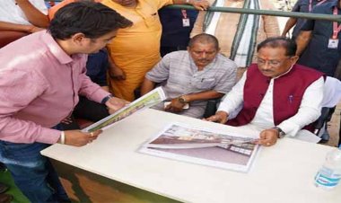 मुख्यमंत्री साय ने सलियाटोली में निर्माणाधीन नालंदा परिसर का किया निरीक्षण
