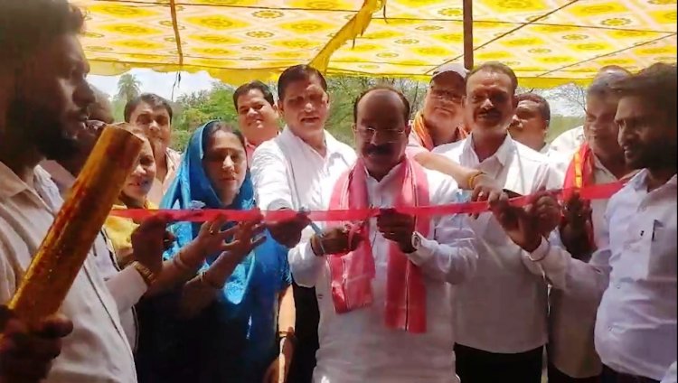 उप मुख्यमंत्री  अरुण साव ने व्यावसायिक परिसर का किया लोकार्पण