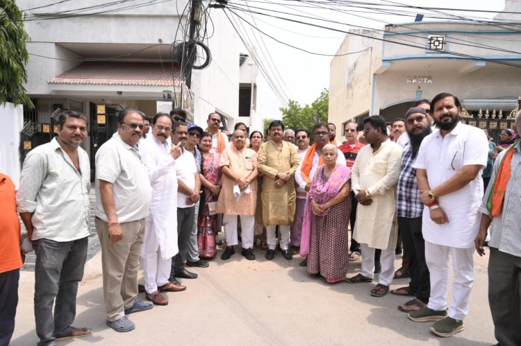 उत्तर विधानसभा क्षेत्र में विकास को मिली नई गति: विधायक  पुरन्दर मिश्रा ने किया विभिन्न निर्माण कार्यों का भूमिपूजन