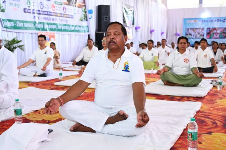 कोरिया में 12वां अंतरराष्ट्रीय योग दिवस: मंत्री रामविचार नेताम की मौजूदगी में हुआ भव्य योगाभ्यास